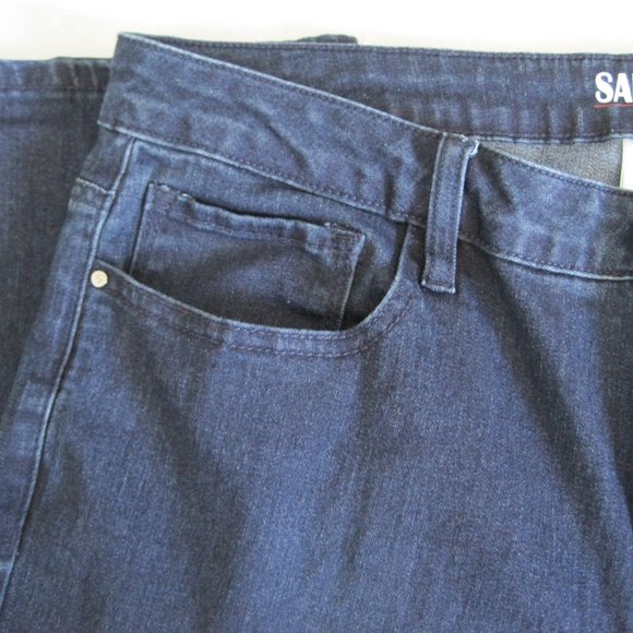 Santana Women’s Dark Denim Wash, Straight Leg Jeans - Size 14 - Picture 3 of 6
